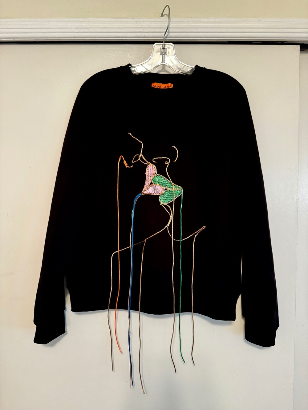 STINE GOYA Black Lexi Sweatshirt - M - Picture 3 of 5
